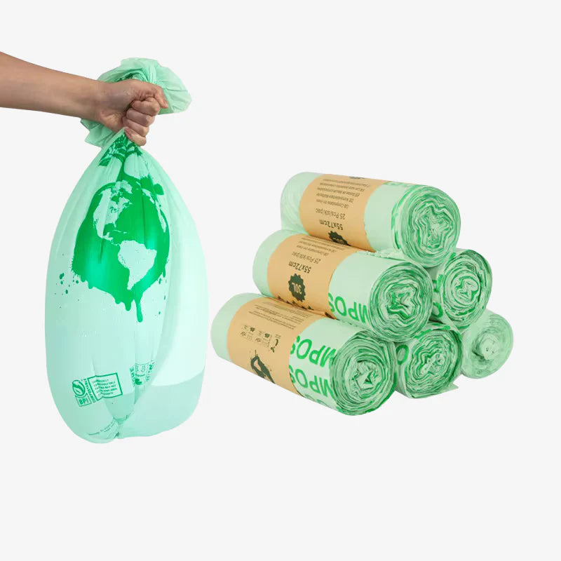25 biologisch abbaubare Müllbeutel à 30 l
