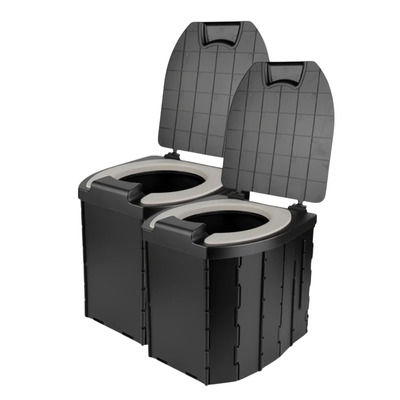 Faltbare mobile Toiletten